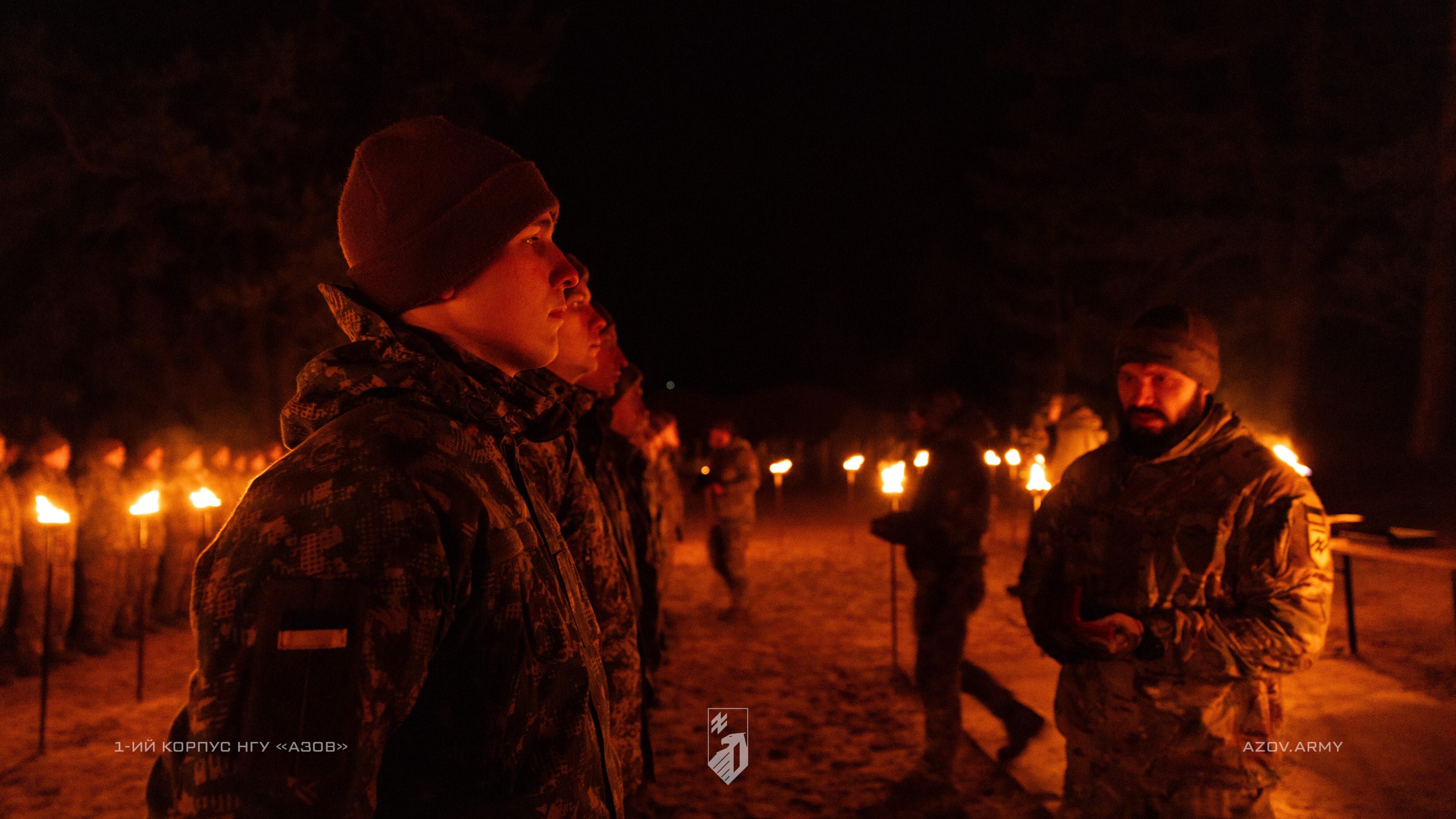 стрій новобранців азову