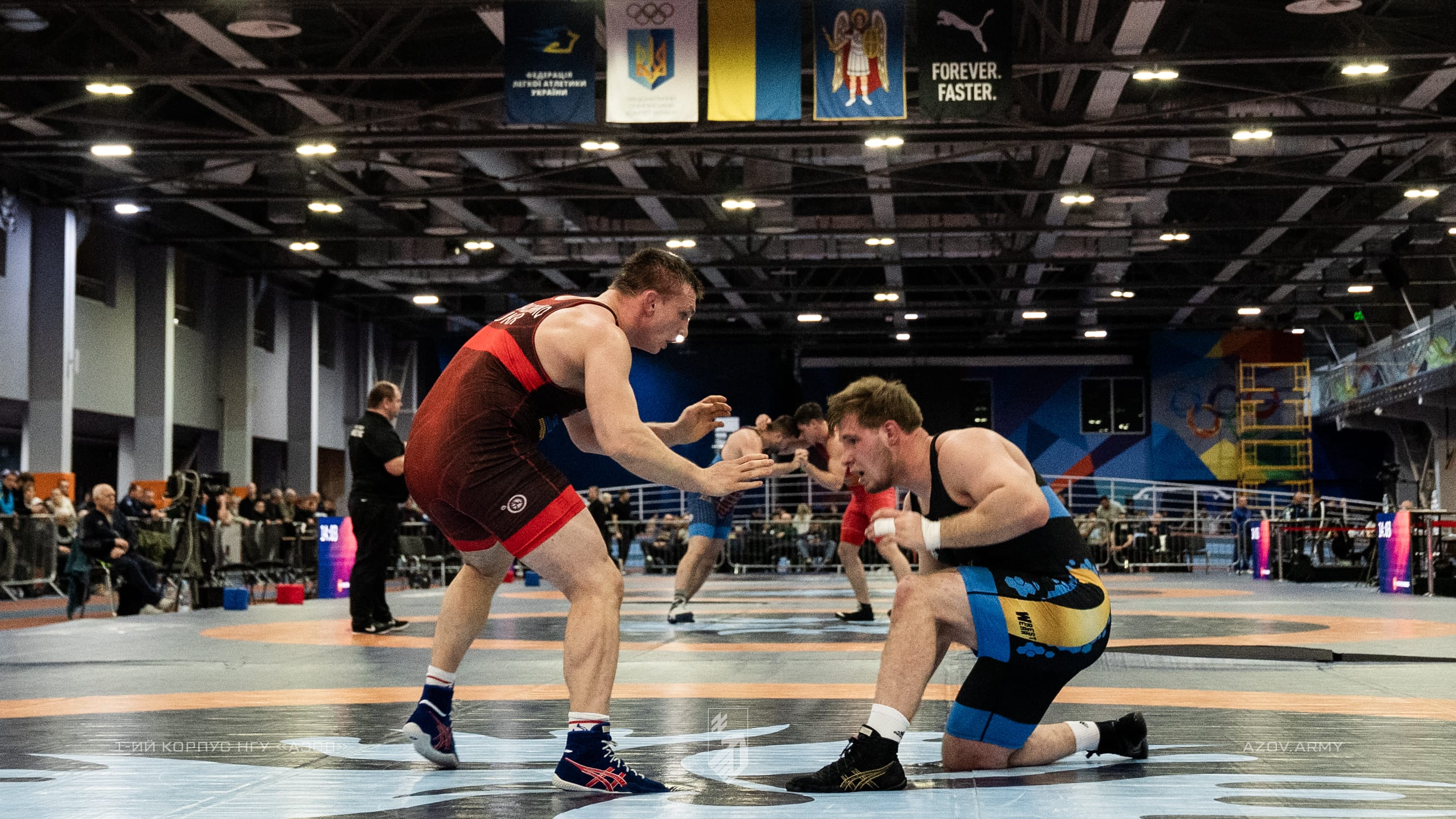 борці на змаганнях пам'яті полеглих азовців